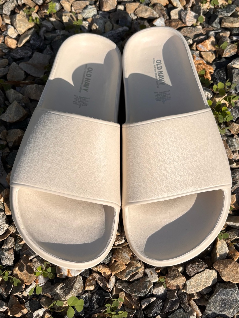 Old Navy Cream Cloud Slide Sandals Size